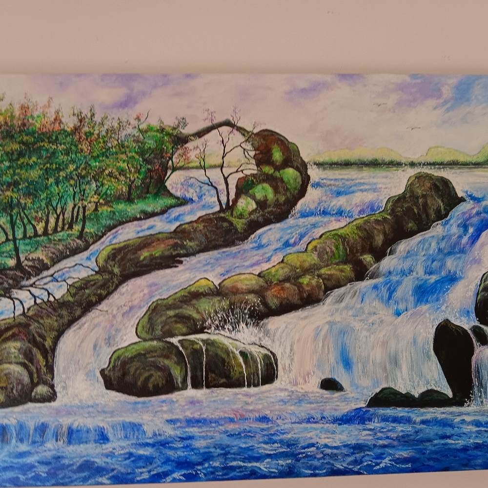 Original painting by Cuevas " Isslas del caribe insular"